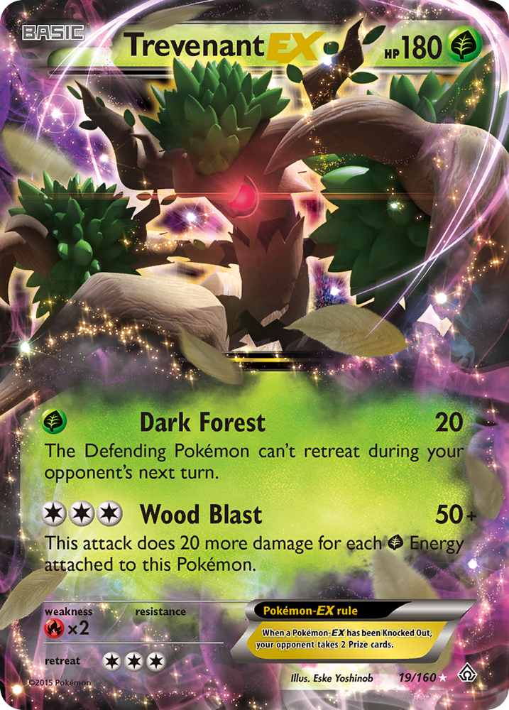 Pokemon | Trevenant EX (19/160) [XY: Primal Clash] | The Nerd Merchant