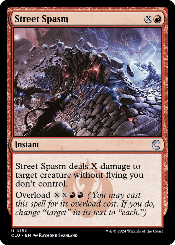 Magic | Street Spasm [Ravnica: Clue Edition] | The Nerd Merchant