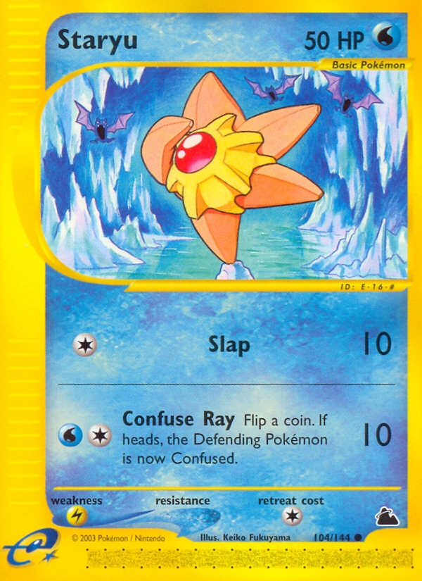 Pokemon | Staryu (104/144) [Skyridge] | The Nerd Merchant