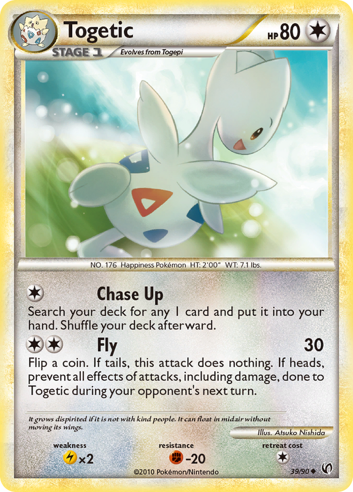 Pokemon | Togetic (39/90) [HeartGold & SoulSilver: Undaunted] | The Nerd Merchant