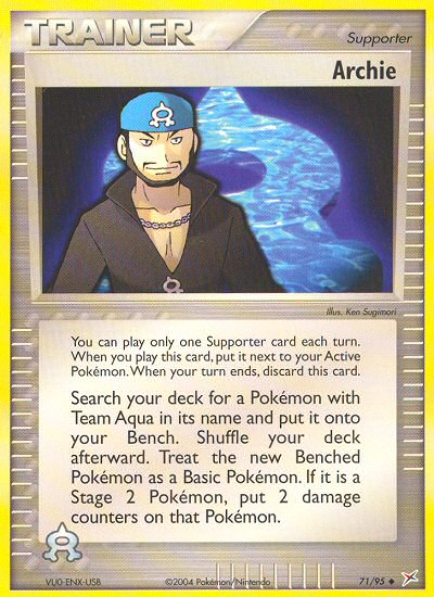 Pokemon | Archie (71/95) [EX: Team Magma vs Team Aqua] | The Nerd Merchant