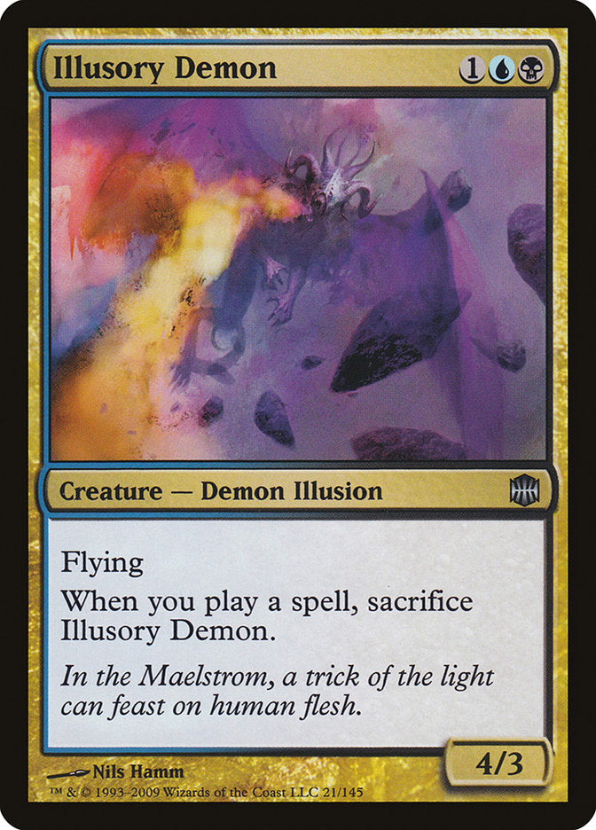 Magic | Illusory Demon [Alara Reborn] | The Nerd Merchant