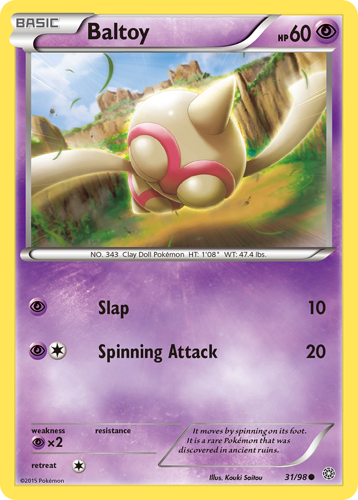 Pokemon | Baltoy (31/98) [XY: Ancient Origins] | The Nerd Merchant