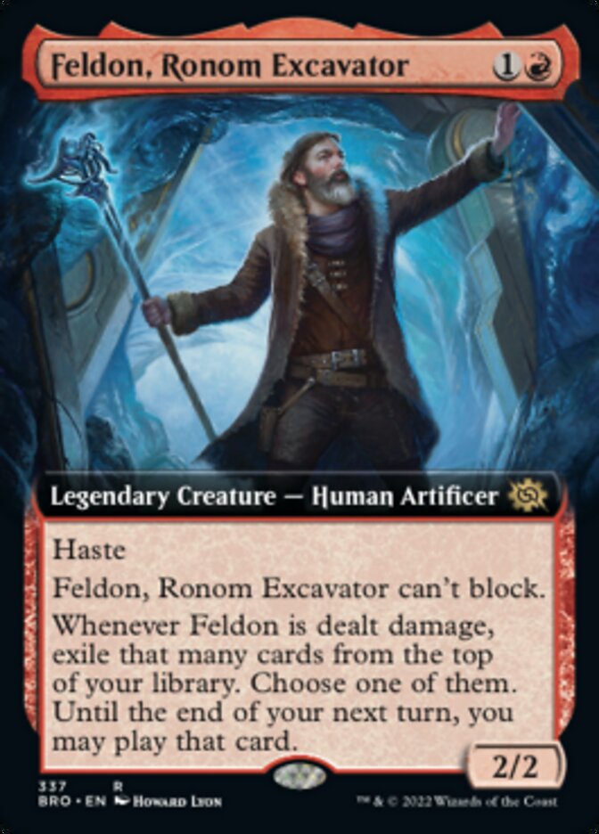 Magic | Feldon, Ronom Excavator (Extended Art) [The Brothers' War] | The Nerd Merchant