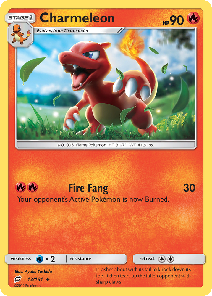 Pokemon | Charmeleon (13/181) [Sun & Moon: Team Up] | The Nerd Merchant