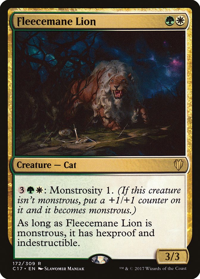 Magic | Fleecemane Lion [Commander 2017] | The Nerd Merchant