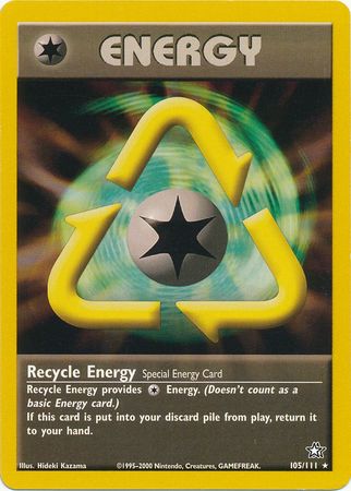 Pokemon | Recycle Energy (105/111) [Neo Genesis Unlimited] | The Nerd Merchant