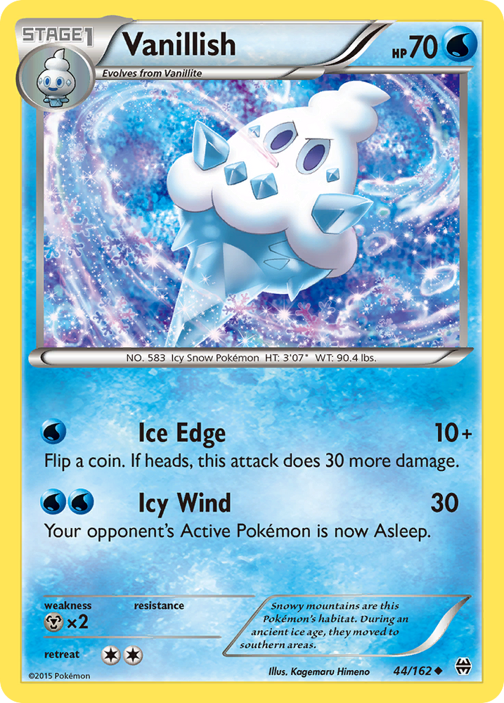 Pokemon | Vanillish (44/162) [XY: BREAKthrough] | The Nerd Merchant