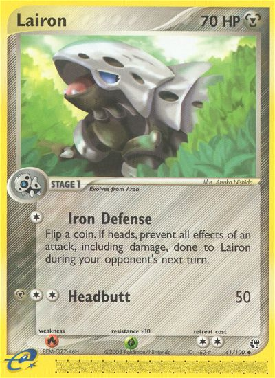 Pokemon | Lairon (41/100) [EX: Sandstorm] | The Nerd Merchant