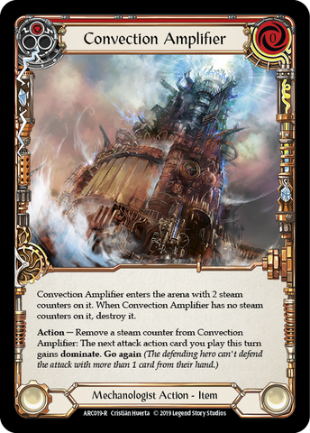 Flesh and Blood TCG | Convection Amplifier [ARC019-R] (Arcane Rising)  1st Edition Normal | The Nerd Merchant