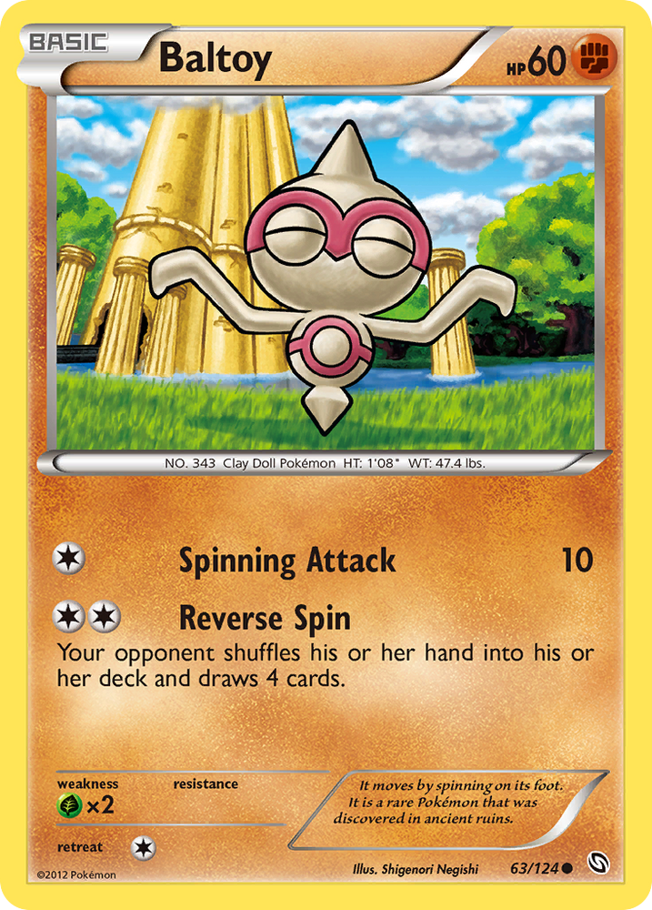 Pokemon | Baltoy (63/124) [Black & White: Dragons Exalted] | The Nerd Merchant