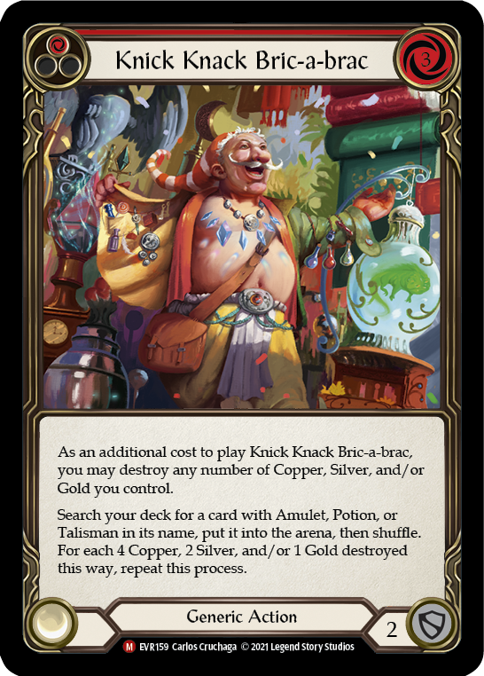 Flesh and Blood TCG | Knick Knack Bric-a-brac [EVR159] (Everfest)  1st Edition Normal | The Nerd Merchant