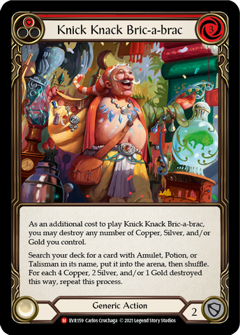 Flesh and Blood TCG | Knick Knack Bric-a-brac [EVR159] (Everfest)  1st Edition Rainbow Foil | The Nerd Merchant