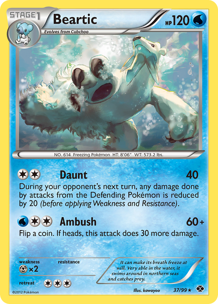 Pokemon | Beartic (37/99) [Black & White: Next Destinies] | The Nerd Merchant