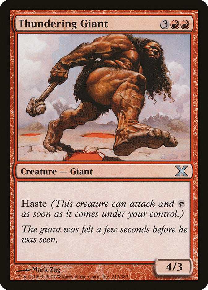 Magic | Thundering Giant [Tenth Edition] | The Nerd Merchant