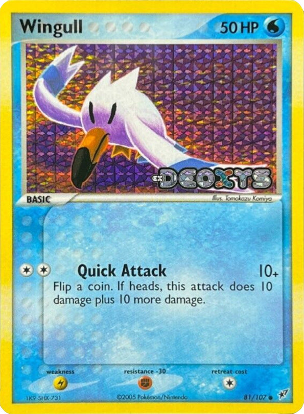 Pokemon | Wingull (81/107) (Stamped) [EX: Deoxys] | The Nerd Merchant