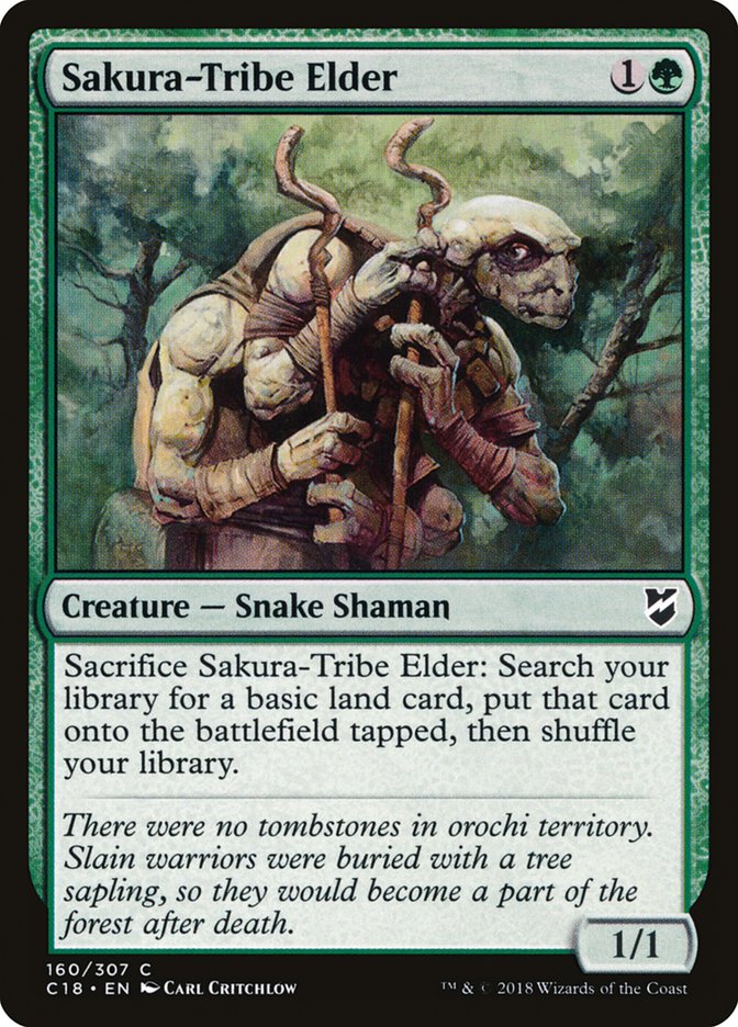 Magic | Sakura-Tribe Elder [Commander 2018] | The Nerd Merchant