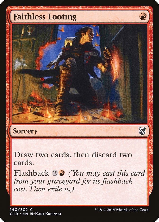 Magic | Faithless Looting [Commander 2019] | The Nerd Merchant