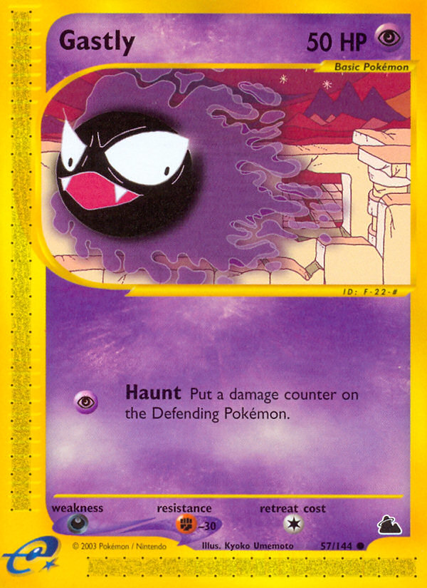 Pokemon | Gastly (57/144) [Skyridge] | The Nerd Merchant