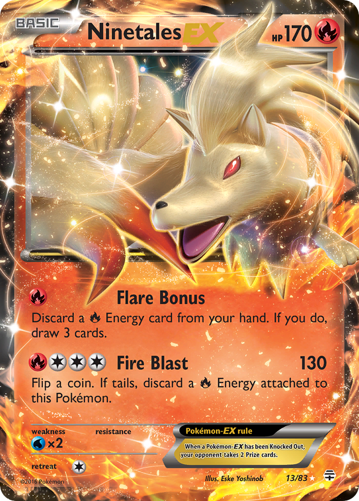 Pokemon | Ninetales EX (13/83) [XY: Generations] | The Nerd Merchant