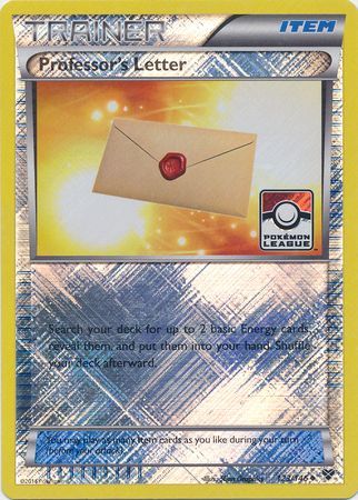 Pokemon | Professor's Letter (123/146) (League Promo) [XY: Base Set] | The Nerd Merchant