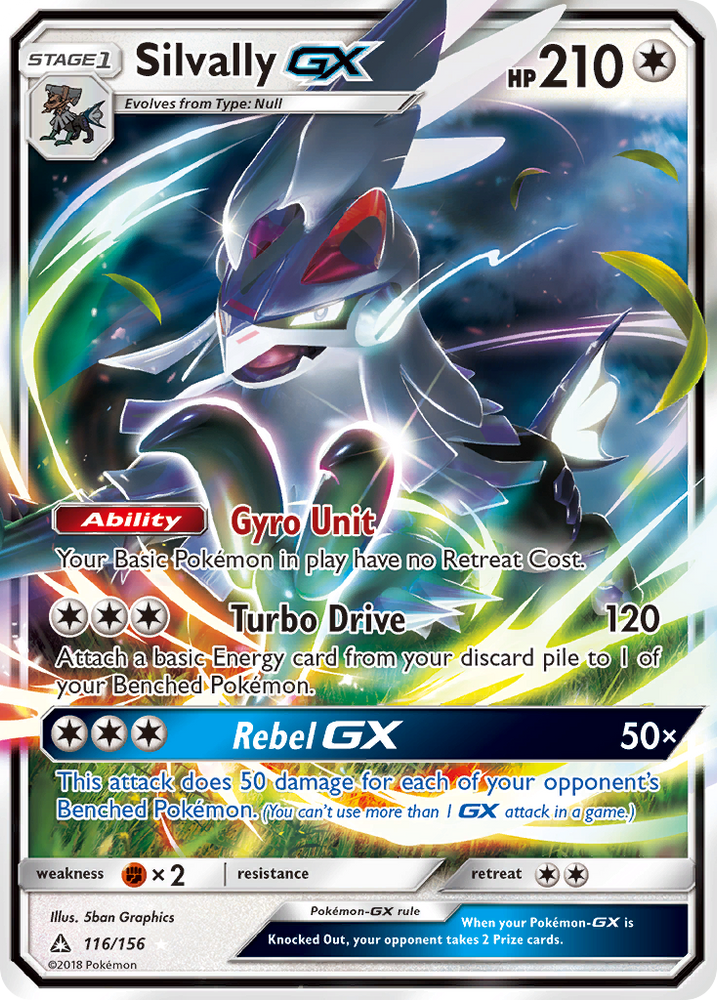 Pokemon | Silvally GX (116/156) [Sun & Moon: Ultra Prism] | The Nerd Merchant