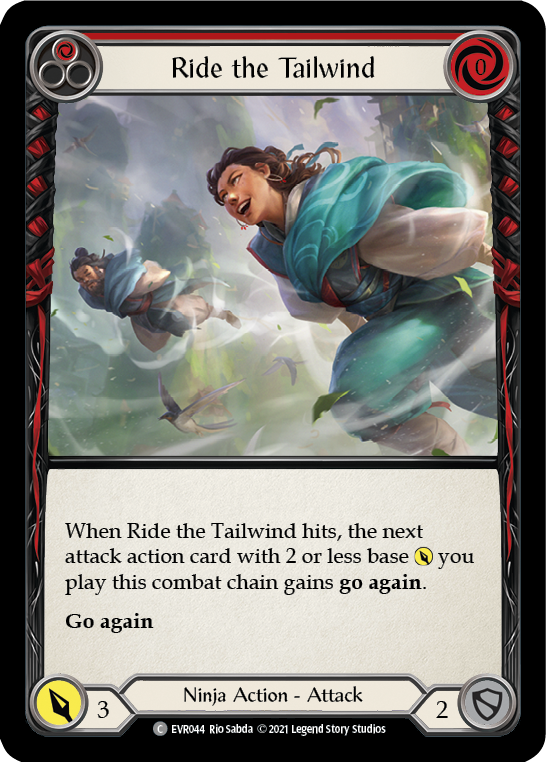 Flesh and Blood TCG | Ride the Tailwind (Red) [EVR044] (Everfest)  1st Edition Normal | The Nerd Merchant