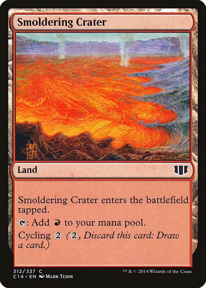 Magic | Smoldering Crater [Commander 2014] | The Nerd Merchant