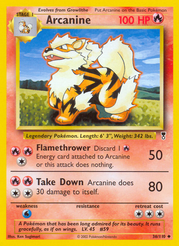 Pokemon | Arcanine (36/110) [Legendary Collection] | The Nerd Merchant