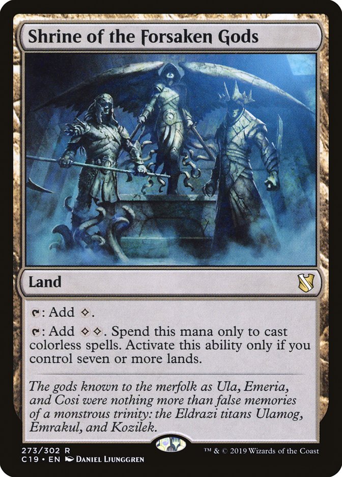 Magic | Shrine of the Forsaken Gods [Commander 2019] | The Nerd Merchant