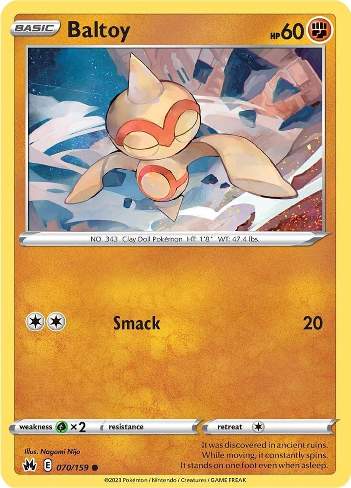Pokemon | Baltoy (070/159) [Sword & Shield: Crown Zenith] | The Nerd Merchant