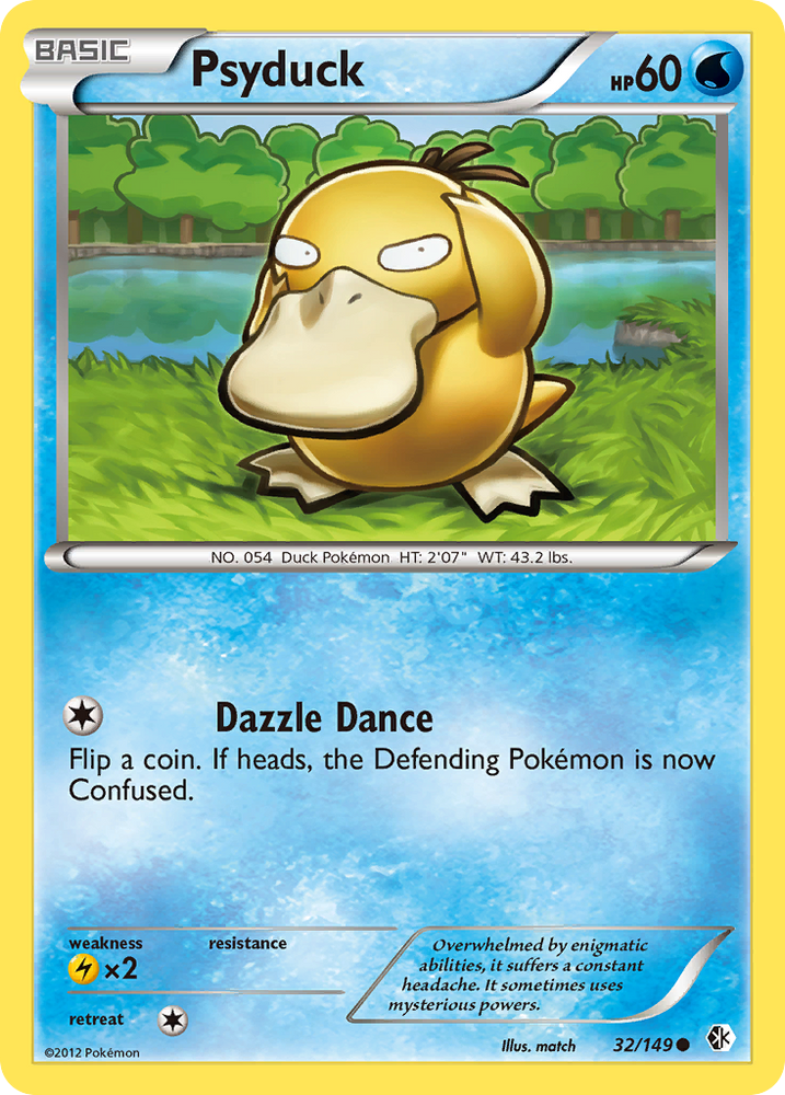 Pokemon | Psyduck (32/149) [Black & White: Boundaries Crossed] | The Nerd Merchant