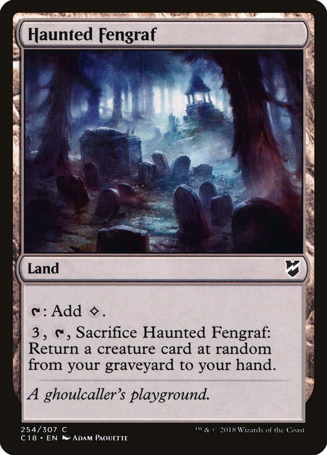Magic | Haunted Fengraf [Commander 2018] | The Nerd Merchant