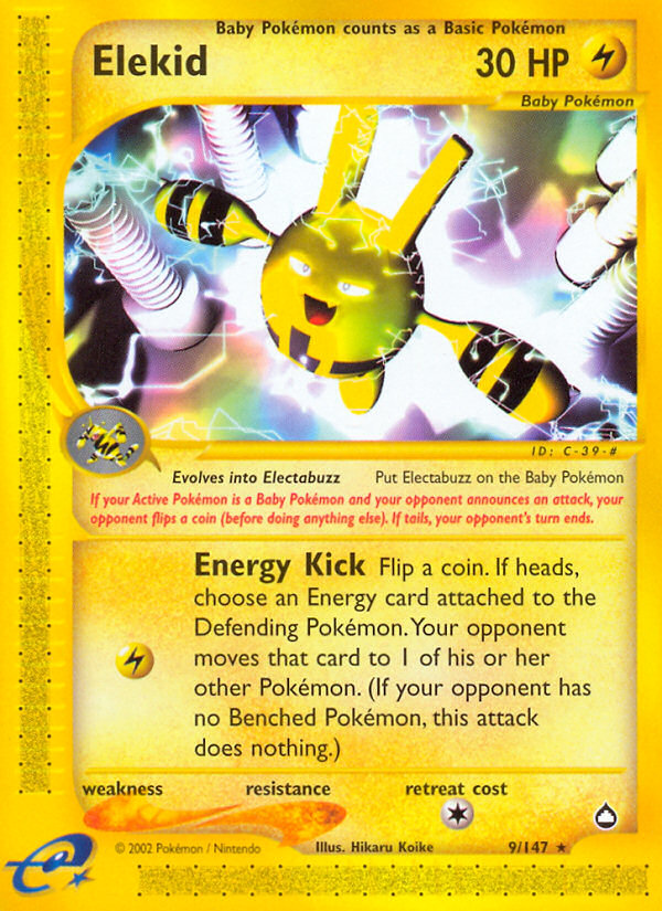 Pokemon | Elekid (9/147) [Aquapolis] | The Nerd Merchant