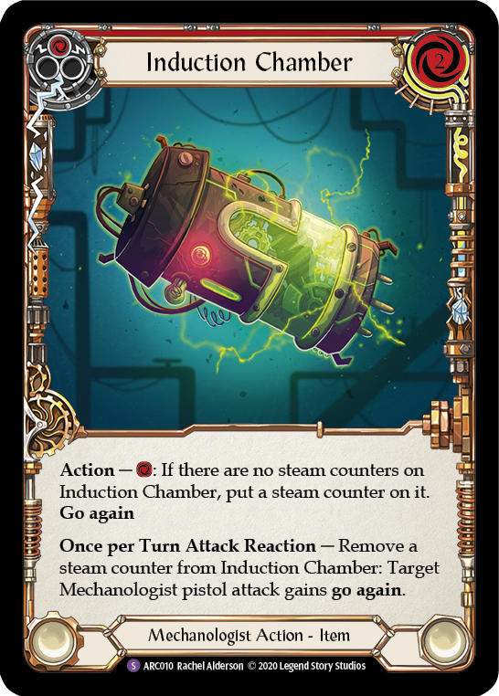 Flesh and Blood TCG | Induction Chamber [U-ARC010] (Arcane Rising Unlimited)  Unlimited Rainbow Foil | The Nerd Merchant