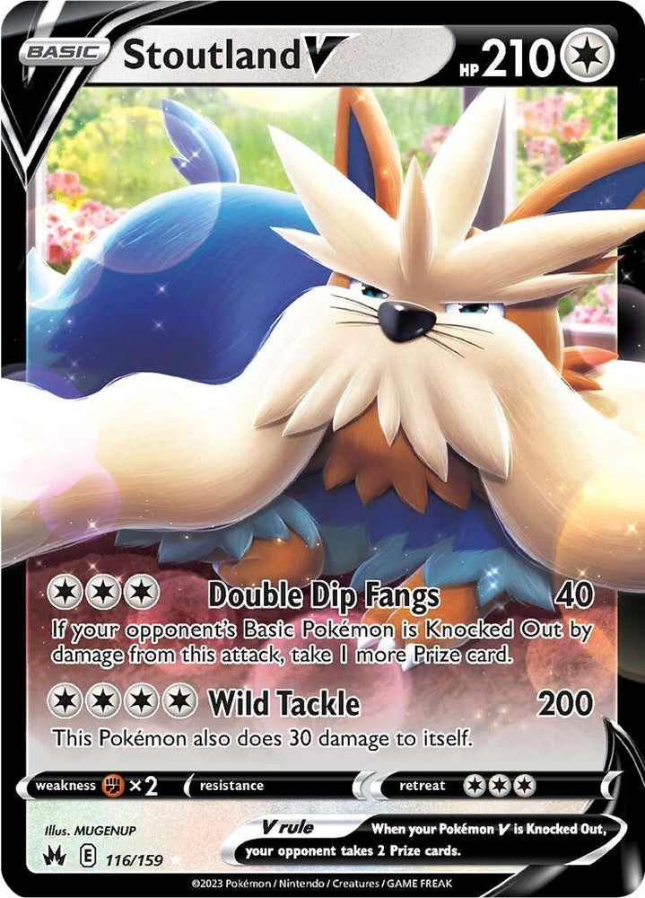 Pokemon | Stoutland V (116/159) [Sword & Shield: Crown Zenith] | The Nerd Merchant
