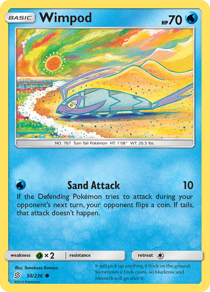 Pokemon | Wimpod (50/236) [Sun & Moon: Unified Minds] | The Nerd Merchant