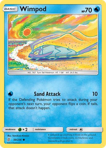 Pokemon | Wimpod (50/236) [Sun & Moon: Unified Minds] | The Nerd Merchant