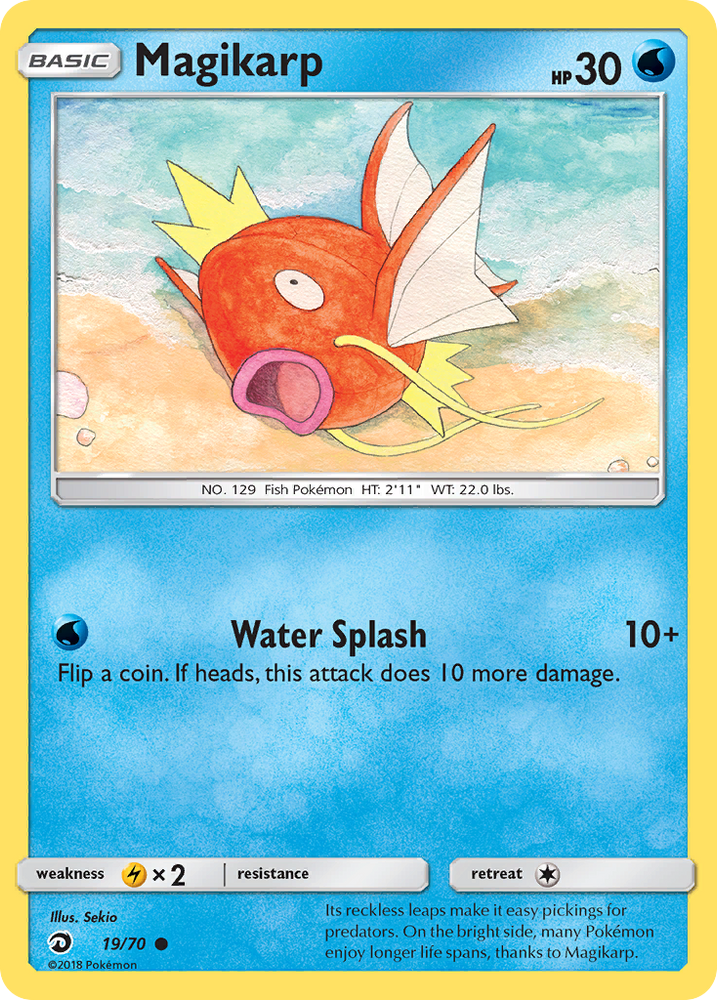 Pokemon | Magikarp (19/70) [Sun & Moon: Dragon Majesty] | The Nerd Merchant