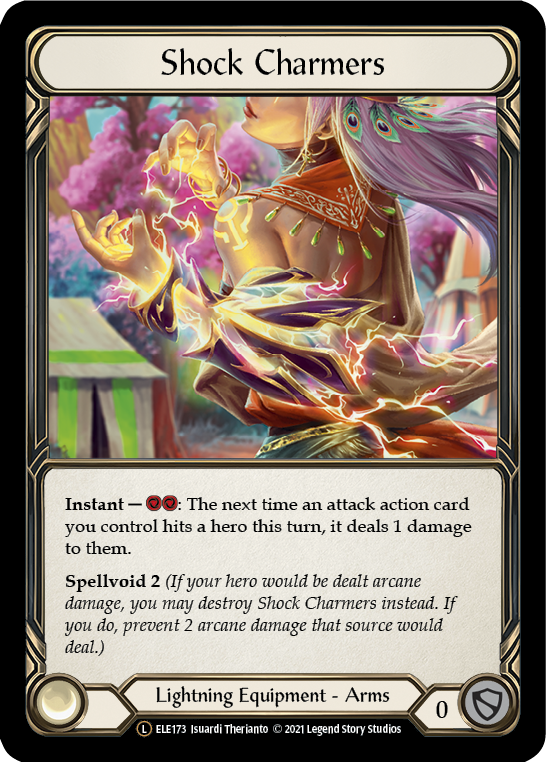 Flesh and Blood TCG | Shock Charmers [U-ELE173] (Tales of Aria Unlimited)  Unlimited Rainbow Foil | The Nerd Merchant