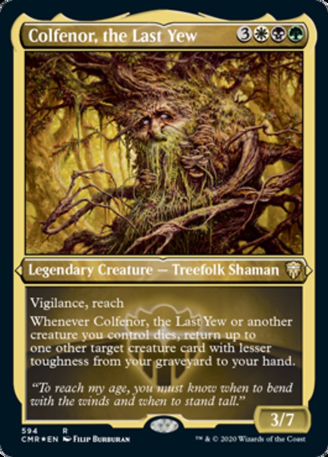 Magic | Colfenor, the Last Yew (Etched) [Commander Legends] | The Nerd Merchant