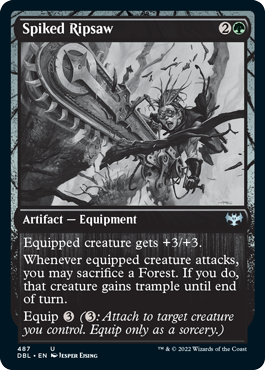 Magic | Spiked Ripsaw [Innistrad: Double Feature] | The Nerd Merchant