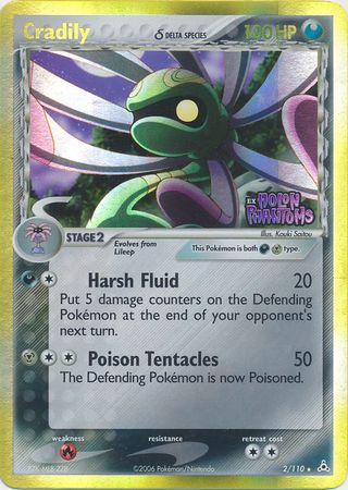 Pokemon | Cradily (2/110) (Delta Species) (Stamped) [EX: Holon Phantoms] | The Nerd Merchant