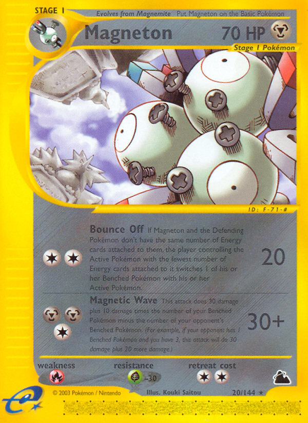 Pokemon | Magneton (20/144) [Skyridge] | The Nerd Merchant