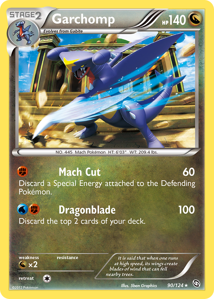 Pokemon | Garchomp (90/124) [Black & White: Dragons Exalted] | The Nerd Merchant