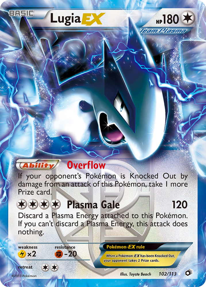 Pokemon | Lugia EX (102/113) [Black & White: Legendary Treasures] | The Nerd Merchant