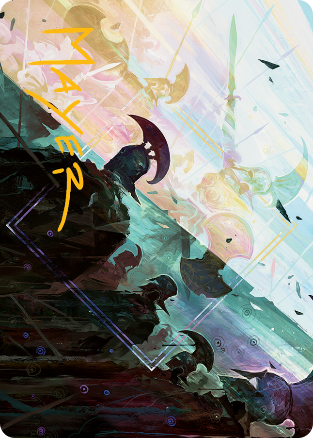 Magic | Surge of Salvation Art Card (Gold-Stamped Signature) [March of the Machine Art Series] | The Nerd Merchant