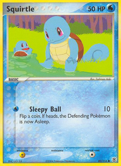 Pokemon | Squirtle (82/112) [EX: FireRed & LeafGreen] | The Nerd Merchant