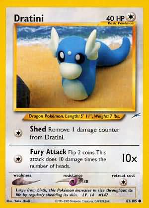 Pokemon | Dratini (63/105) [Neo Destiny Unlimited] | The Nerd Merchant