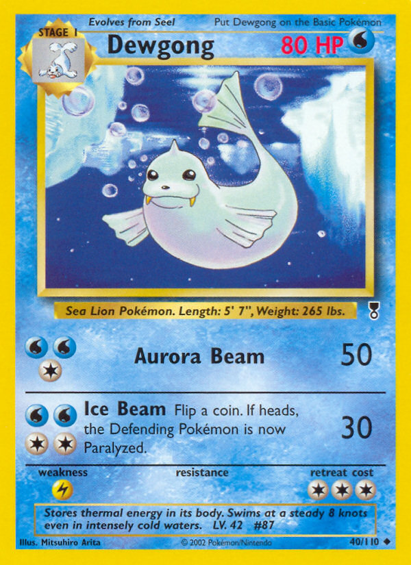 Pokemon | Dewgong (40/110) [Legendary Collection] | The Nerd Merchant
